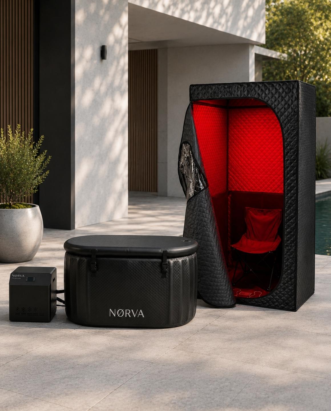THE FULL STACK: Ice Tub Pro + PolarCore Chiller + Infrared Sauna Pro